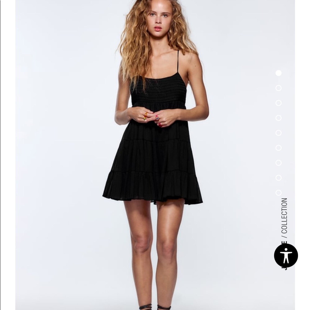 Tiered Chiffon Dress